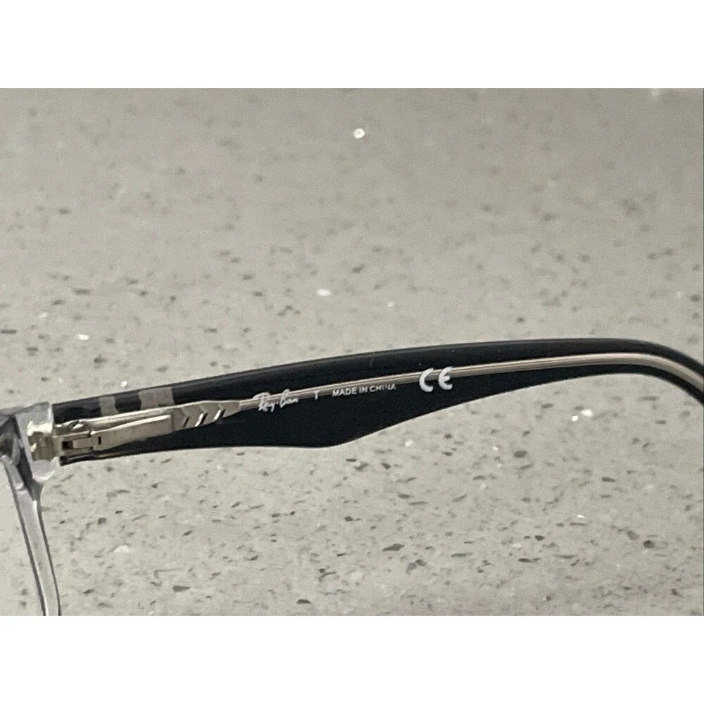 Ray-Ban RB 1530 3529 46-16-125 Black Crystal Full Rim Eyeglasses Frames ONLY